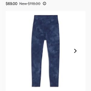 Lulu Lemon Wunder Train High Rise leggings